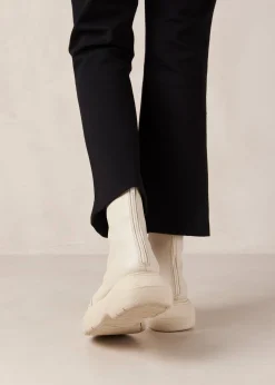 Ink - Botas Blancas De Piel Vegana