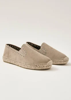 Ione Ante Beige Zapatos De Cuña De Alpargata