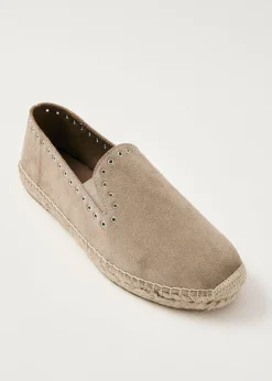 Ione Ante Beige Zapatos De Cuña De Alpargata