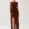 Isabelle Vestido Maxi Marrón