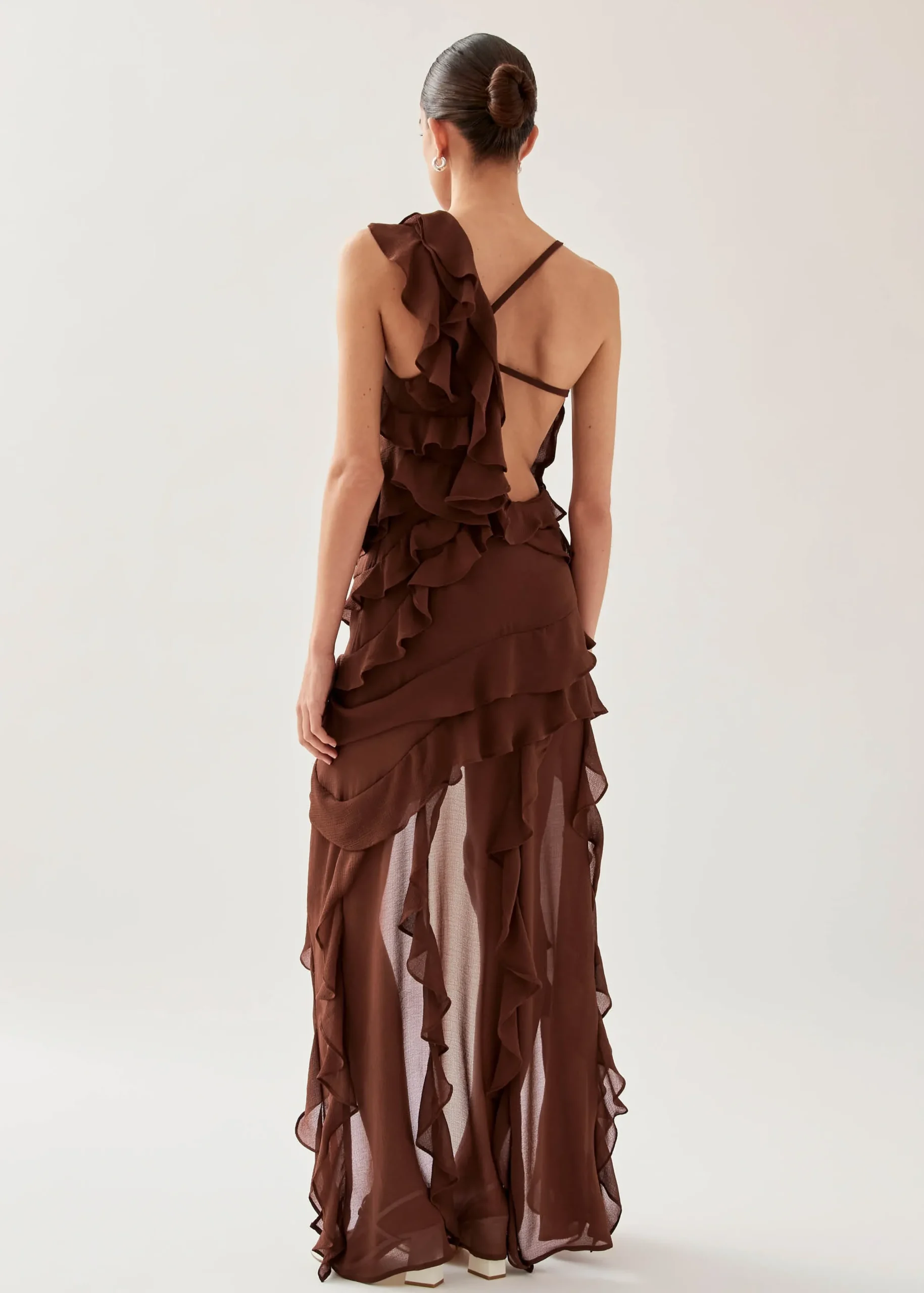 Isabelle Vestido Maxi Marrón