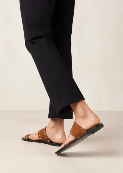 Jakara Sandalias De Cuero Color Crema