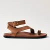 Jessa Onix Sandalias De Cuero Color Crema