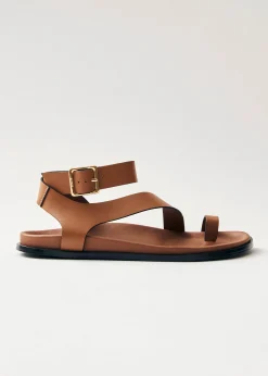 Jessa Onix Sandalias De Cuero Color Crema