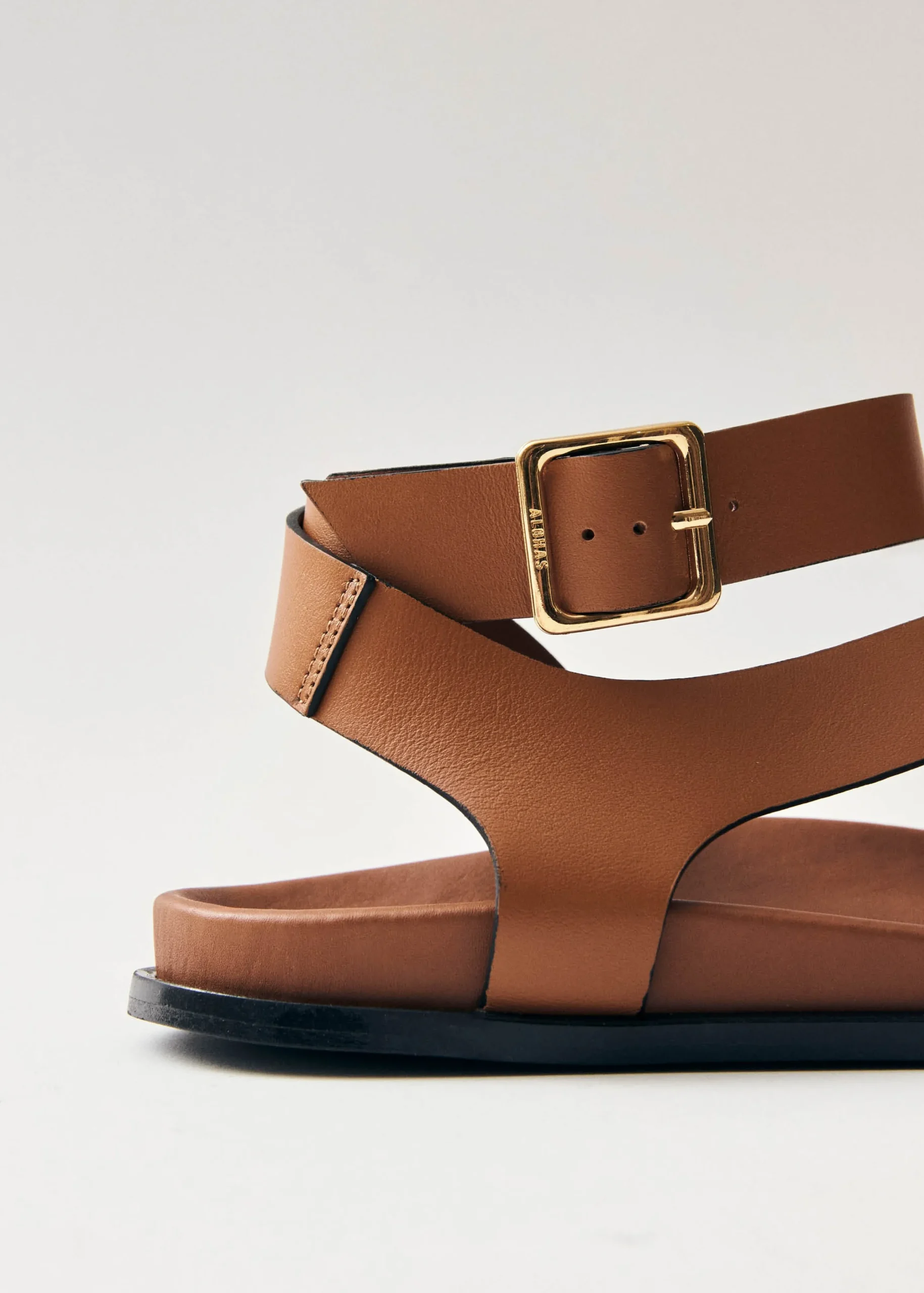 Jessa Onix Sandalias De Cuero Color Crema