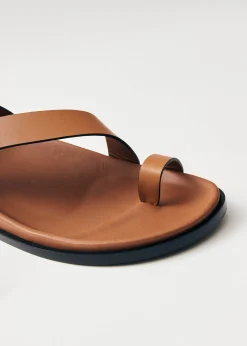 Jessa Onix Sandalias De Cuero Color Crema