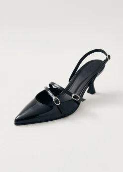 Joelle Onix Tacones De Cuero Negro