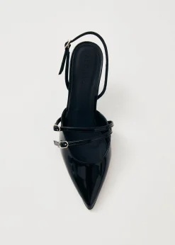 Joelle Onix Tacones De Cuero Negro
