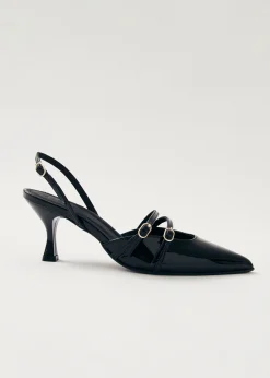 Joelle Onix Tacones De Cuero Negro