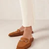 Kais - Mules Marrones De Ante