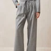 Kathy - Pantalones De Lana Grises