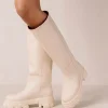 Katiuska - Botas Blancas De Piel