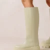 Katiuska - Botas Verde Claro De Piel