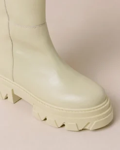 Katiuska - Botas Verde Claro De Piel