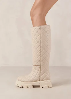 Katiuska Goal Digger - Botas Blancas De Piel