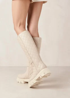Katiuska Goal Digger - Botas Blancas De Piel