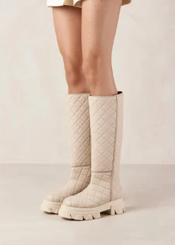 Katiuska Goal Digger - Botas Blancas De Piel