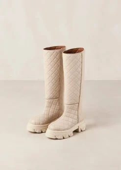 Katiuska Goal Digger - Botas Blancas De Piel