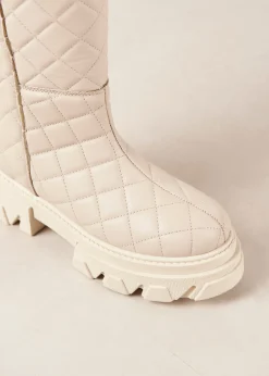 Katiuska Goal Digger - Botas Blancas De Piel