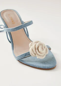 Kendra Bloom Sandalias En Denim Azul