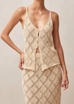 Kiss Top De Punto Ecru