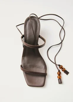 Kizzi Sandalias De Cuero Marrón