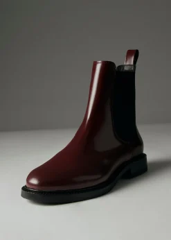 Lanz - Botines Chelsea Burdeos