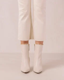 Leo - Botas Blancas De Piel