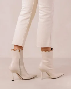 Leo - Botas Blancas De Piel