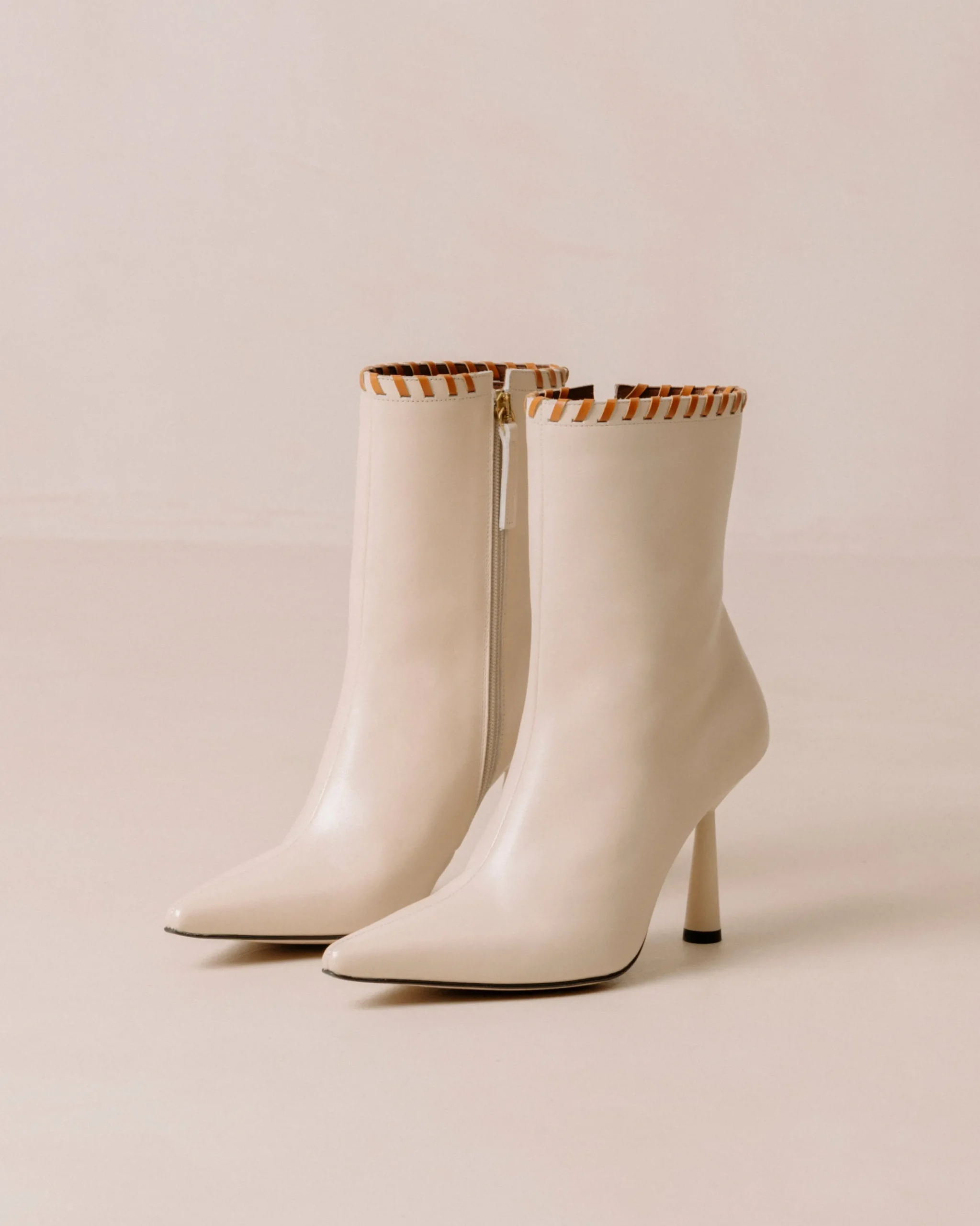 Leo - Botas Blancas De Piel