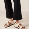 Leone - Sandalias Negras De Piel