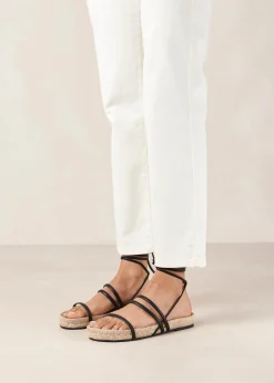 Leone Alli - Sandalias De Doble Tira En Crema