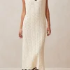 Lia Vestido Maxi En Ecru
