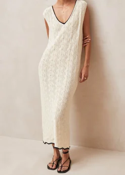 Lia Vestido Maxi En Ecru