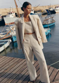 Lili Pantalones Beige