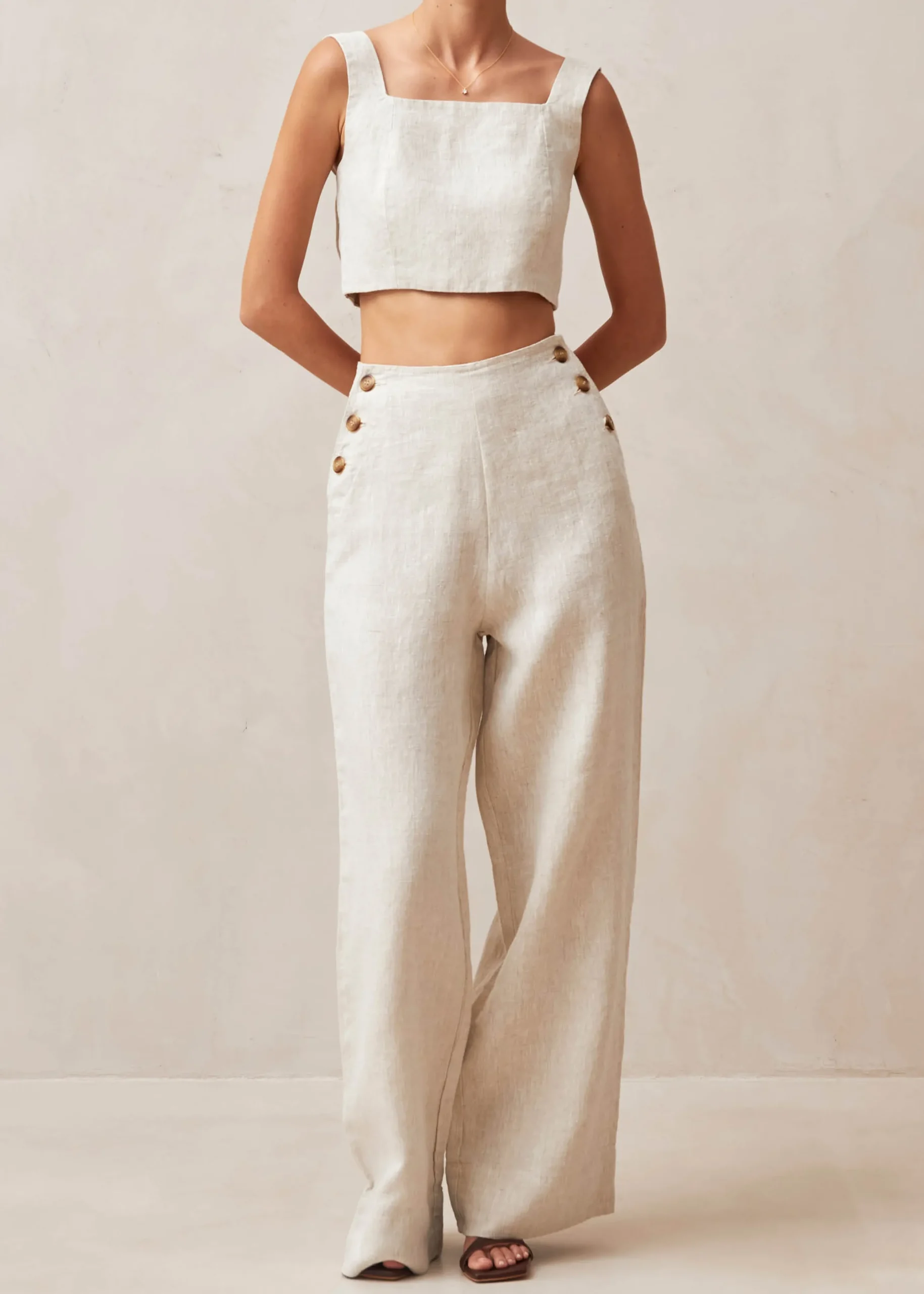 Lili Pantalones Beige