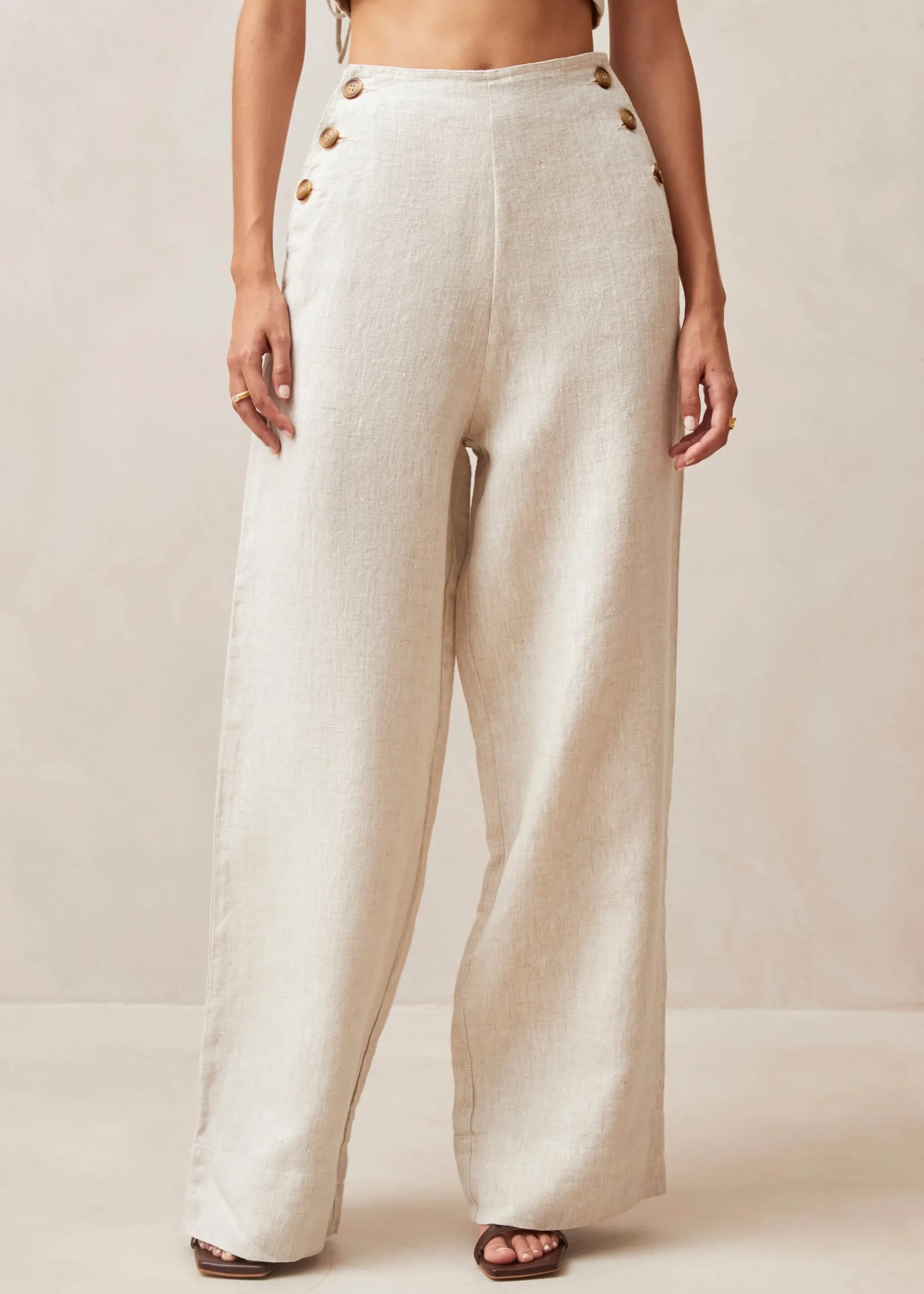 Lili Pantalones Beige
