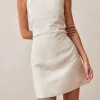 Lina Vestido Mini Beige