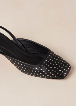 Lindy - Tacones De Cuero Negro