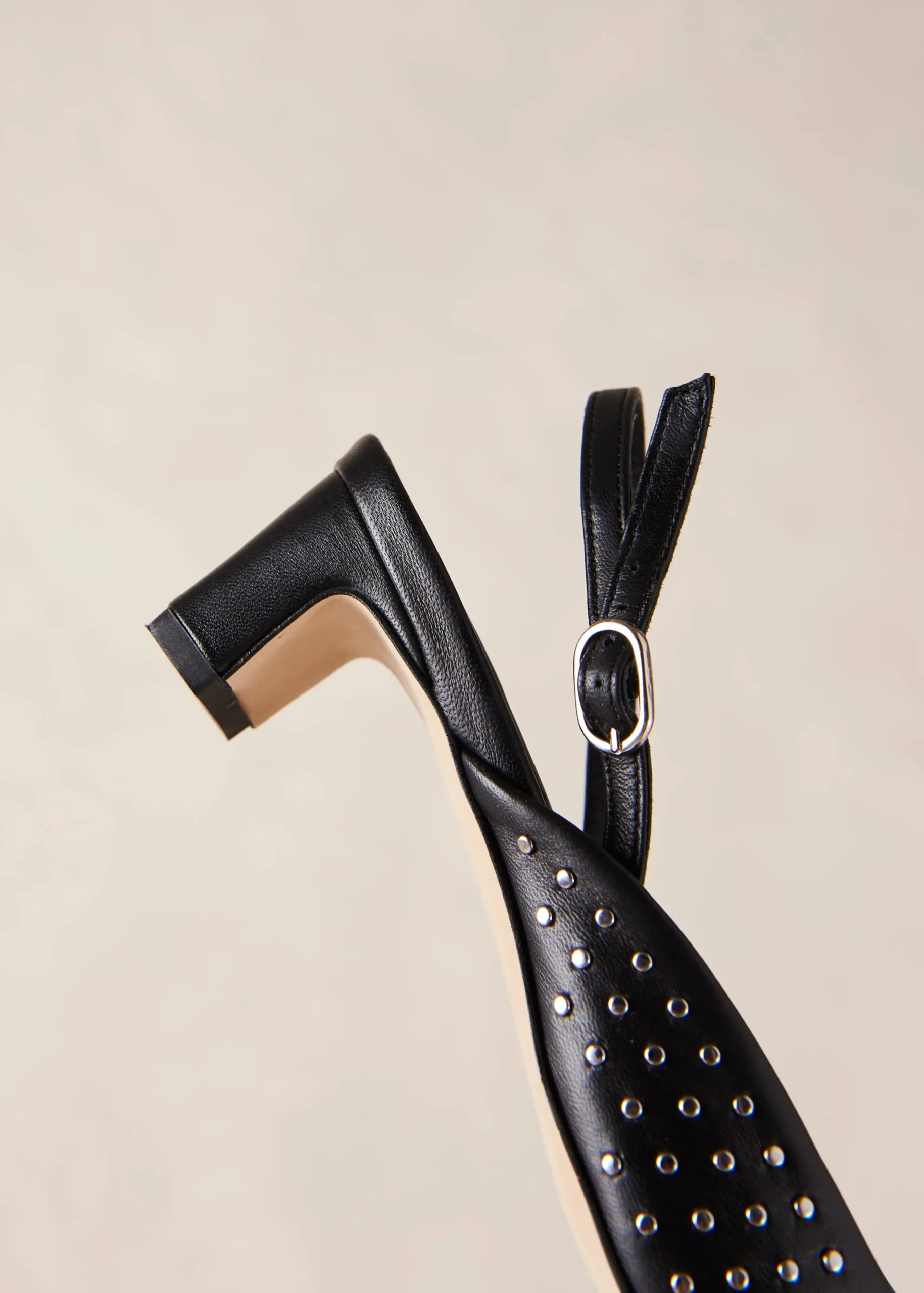Lindy - Tacones De Cuero Negro