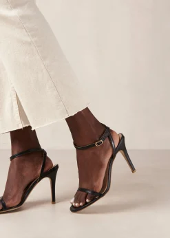 Lorelei - Sandalias Negras De Piel