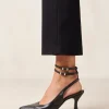 Louise - Tacones Negros De Piel