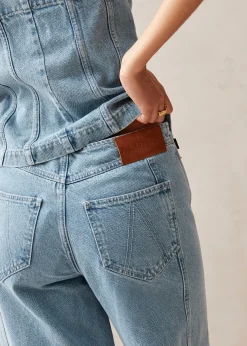 Magda - Vaqueros Azules De Tiro Bajo
