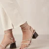 Malia - Sandalias De Tacón Con Lazo