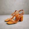 Manhattan - Sandalias De Piel Blanca