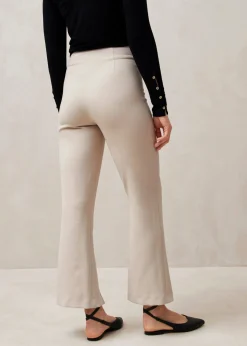 Martina - Pantalones Flare Beige