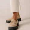 Mask - Mocasín Beige De Piel Vegana