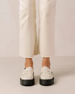 Mask - Mocasín Blanco De Piel Vegana