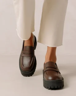 Mask - Mocasín Marrón De Piel Vegana