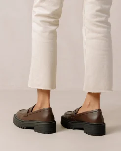 Mask - Mocasín Marrón De Piel Vegana
